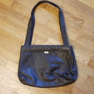 The Sak Large Dark Brown Leather Bag